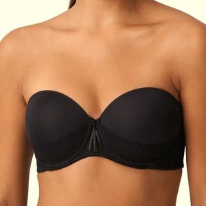 NWT! PRIMA DONNA | I Do Multi-Way Strapless T-Shirt Bra Noir Black Size 30G UK